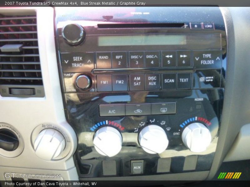 Blue Streak Metallic / Graphite Gray 2007 Toyota Tundra SR5 CrewMax 4x4