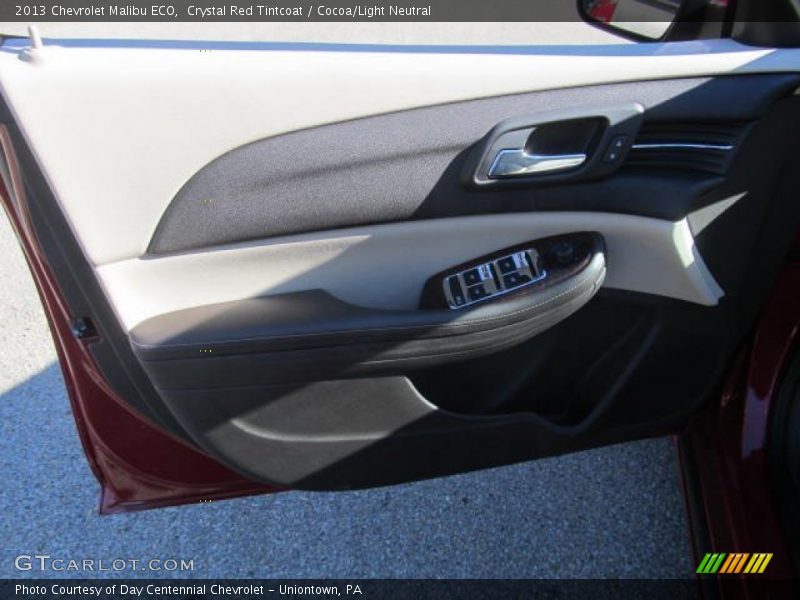 Crystal Red Tintcoat / Cocoa/Light Neutral 2013 Chevrolet Malibu ECO