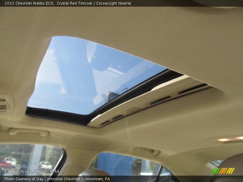 Crystal Red Tintcoat / Cocoa/Light Neutral 2013 Chevrolet Malibu ECO