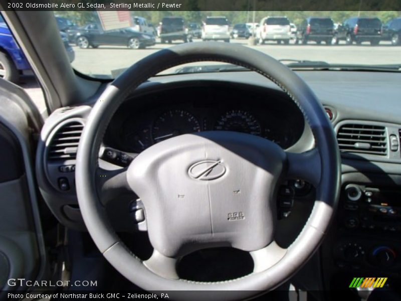 Sterling Metallic / Pewter 2002 Oldsmobile Alero GL Sedan