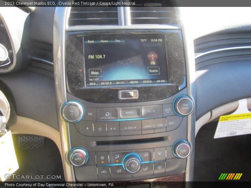 Crystal Red Tintcoat / Cocoa/Light Neutral 2013 Chevrolet Malibu ECO