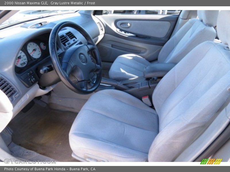 Gray Lustre Metallic / Frost 2000 Nissan Maxima GLE