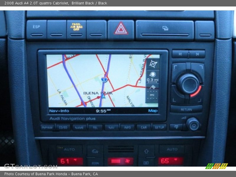 Navigation of 2008 A4 2.0T quattro Cabriolet