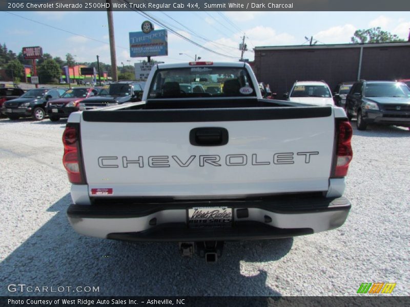 Summit White / Dark Charcoal 2006 Chevrolet Silverado 2500HD Work Truck Regular Cab 4x4