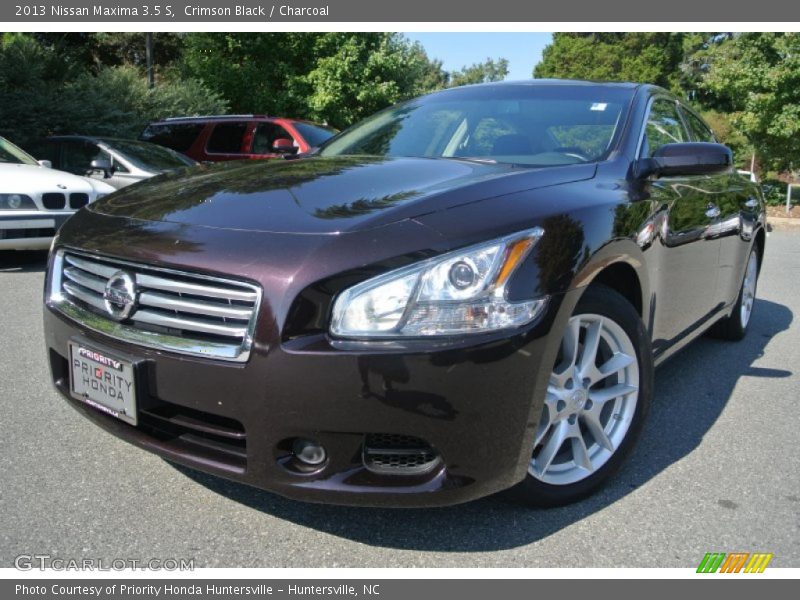 Crimson Black / Charcoal 2013 Nissan Maxima 3.5 S