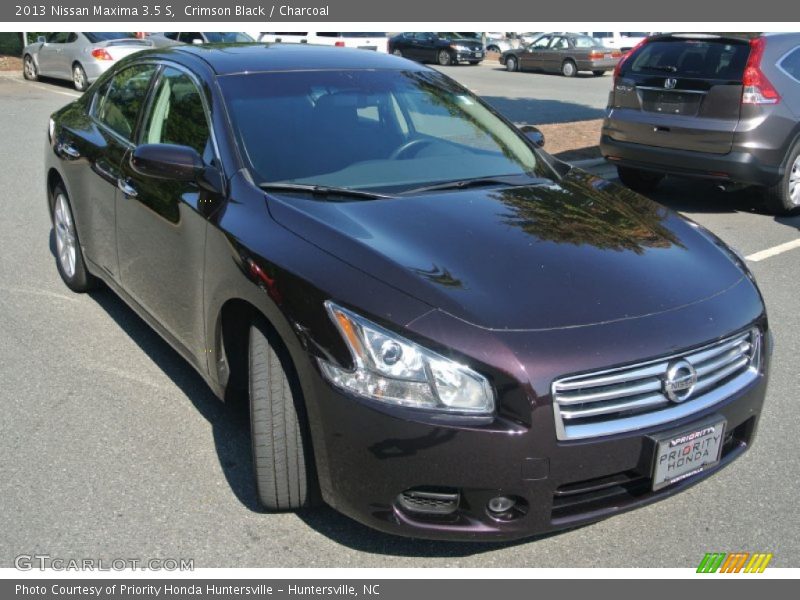 Crimson Black / Charcoal 2013 Nissan Maxima 3.5 S