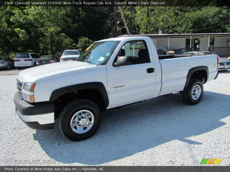 Summit White / Dark Charcoal 2006 Chevrolet Silverado 2500HD Work Truck Regular Cab 4x4