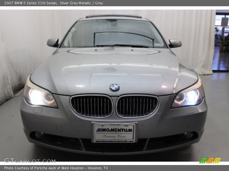 Silver Grey Metallic / Grey 2007 BMW 5 Series 530i Sedan