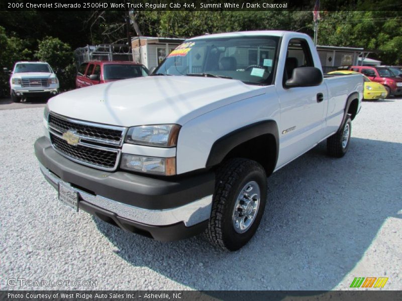 Summit White / Dark Charcoal 2006 Chevrolet Silverado 2500HD Work Truck Regular Cab 4x4