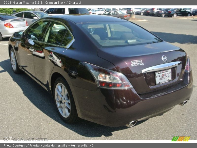 Crimson Black / Charcoal 2013 Nissan Maxima 3.5 S