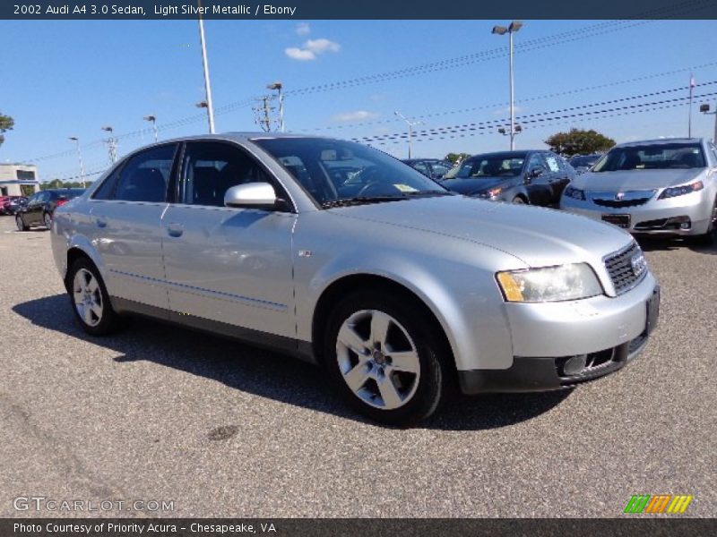Front 3/4 View of 2002 A4 3.0 Sedan