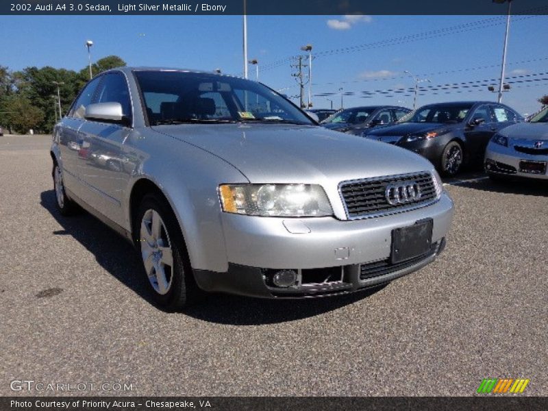Light Silver Metallic / Ebony 2002 Audi A4 3.0 Sedan