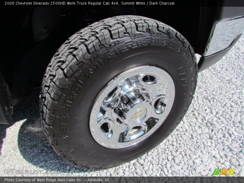 Summit White / Dark Charcoal 2006 Chevrolet Silverado 2500HD Work Truck Regular Cab 4x4