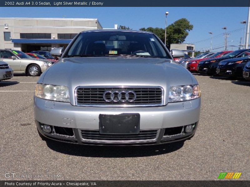 Light Silver Metallic / Ebony 2002 Audi A4 3.0 Sedan