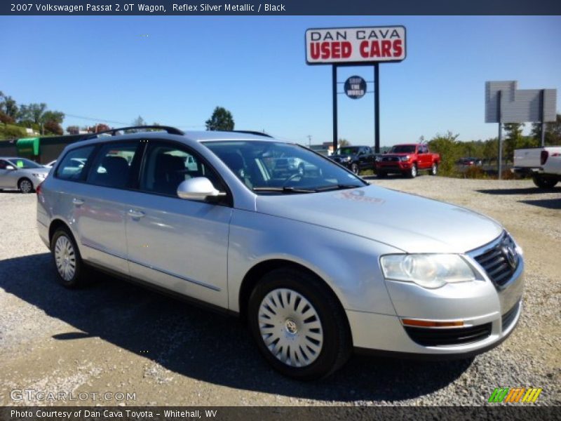 Reflex Silver Metallic / Black 2007 Volkswagen Passat 2.0T Wagon