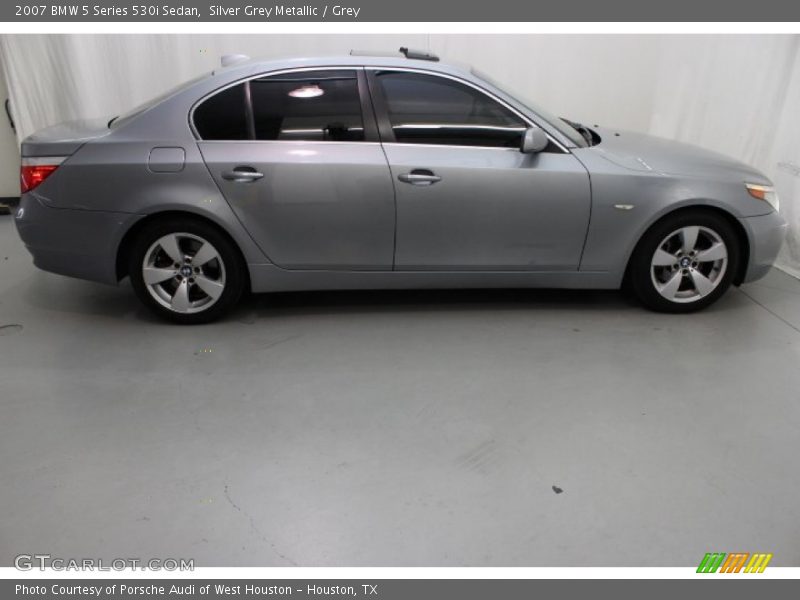 Silver Grey Metallic / Grey 2007 BMW 5 Series 530i Sedan