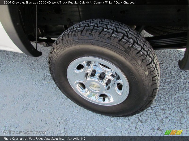 Summit White / Dark Charcoal 2006 Chevrolet Silverado 2500HD Work Truck Regular Cab 4x4