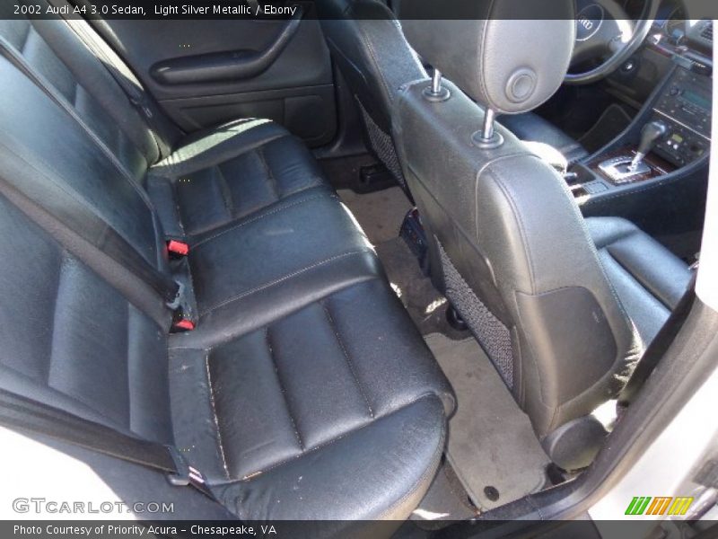Light Silver Metallic / Ebony 2002 Audi A4 3.0 Sedan