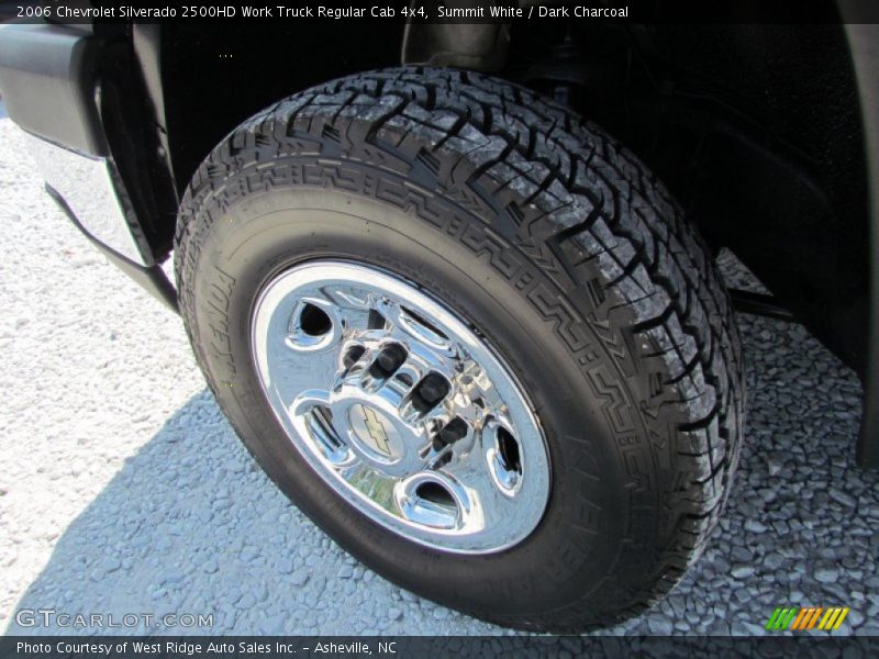 Summit White / Dark Charcoal 2006 Chevrolet Silverado 2500HD Work Truck Regular Cab 4x4