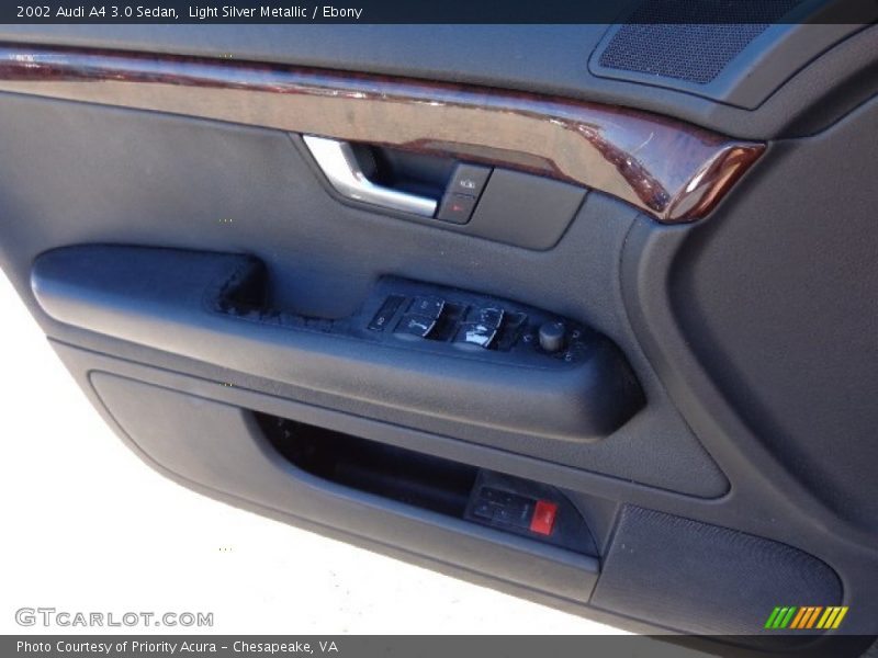 Light Silver Metallic / Ebony 2002 Audi A4 3.0 Sedan