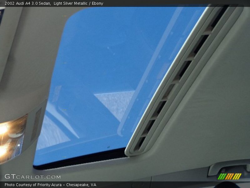 Light Silver Metallic / Ebony 2002 Audi A4 3.0 Sedan