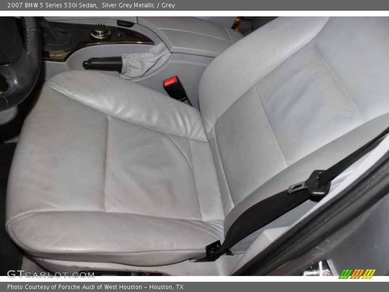 Silver Grey Metallic / Grey 2007 BMW 5 Series 530i Sedan