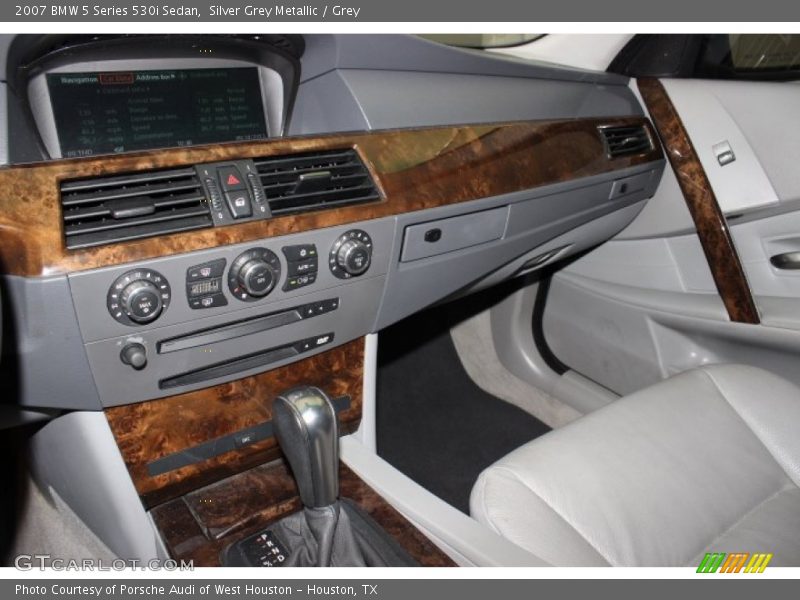 Silver Grey Metallic / Grey 2007 BMW 5 Series 530i Sedan