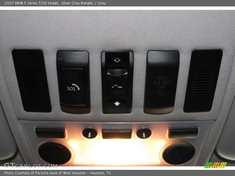 Silver Grey Metallic / Grey 2007 BMW 5 Series 530i Sedan