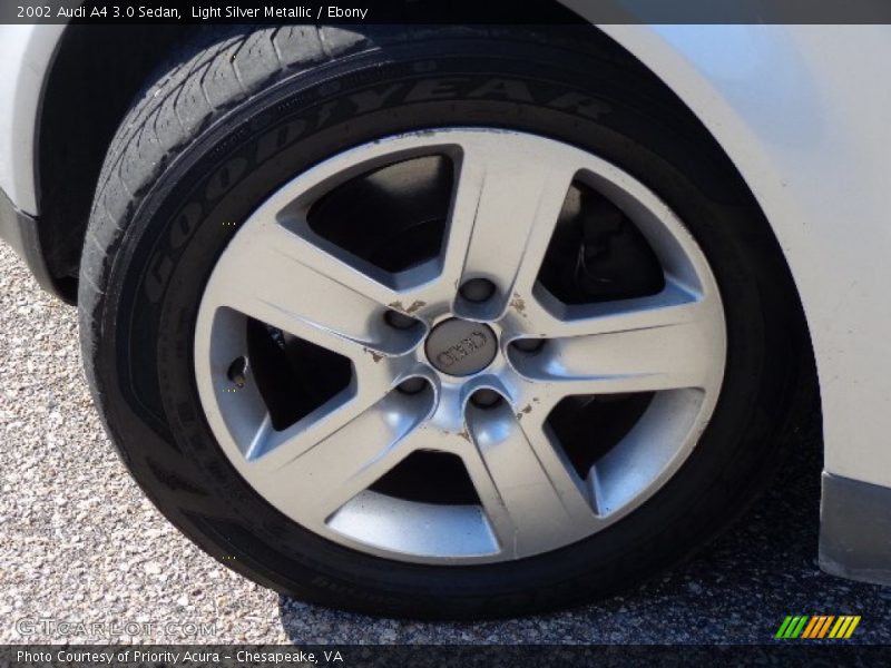 Light Silver Metallic / Ebony 2002 Audi A4 3.0 Sedan