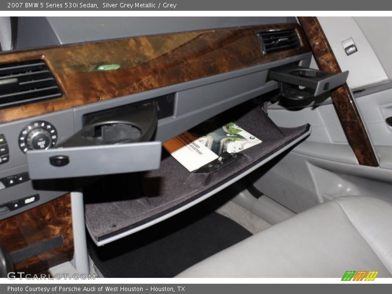 Silver Grey Metallic / Grey 2007 BMW 5 Series 530i Sedan