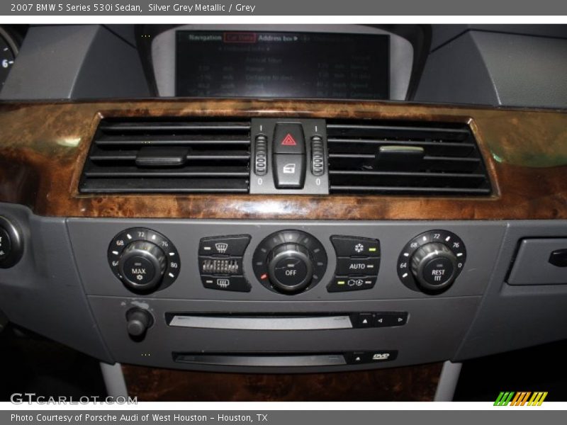 Silver Grey Metallic / Grey 2007 BMW 5 Series 530i Sedan
