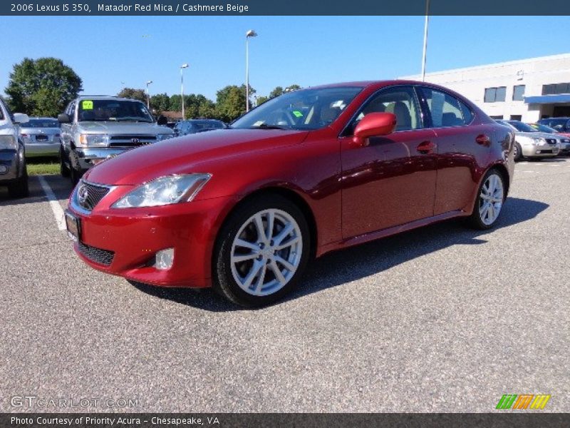 Matador Red Mica / Cashmere Beige 2006 Lexus IS 350