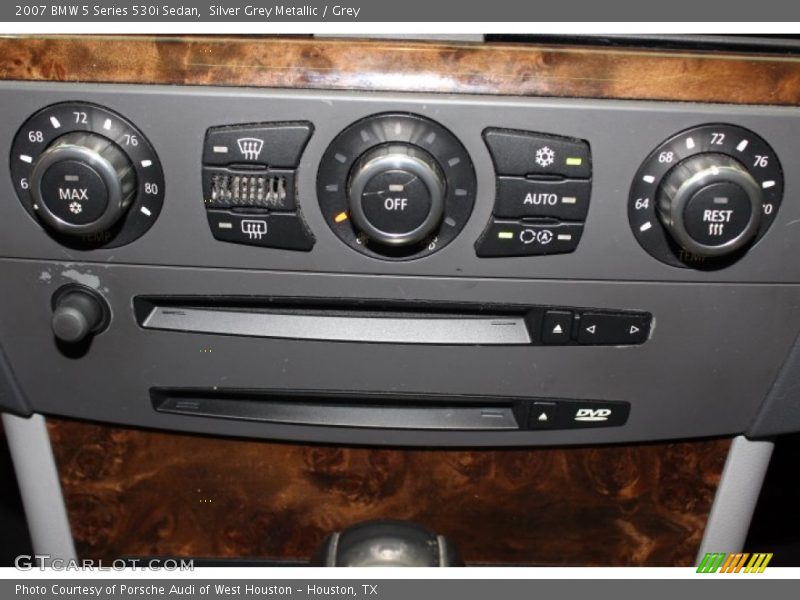 Silver Grey Metallic / Grey 2007 BMW 5 Series 530i Sedan
