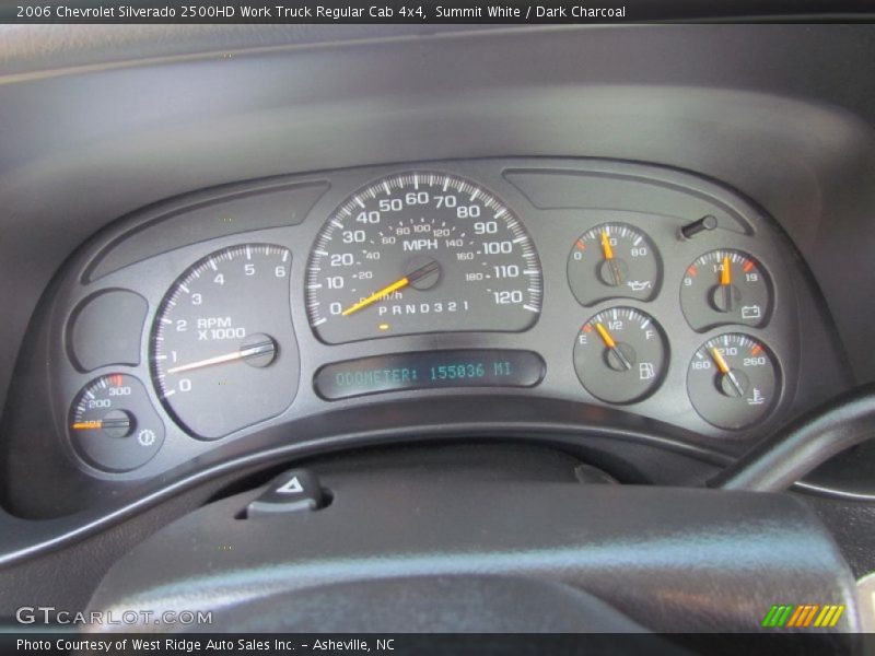 Summit White / Dark Charcoal 2006 Chevrolet Silverado 2500HD Work Truck Regular Cab 4x4