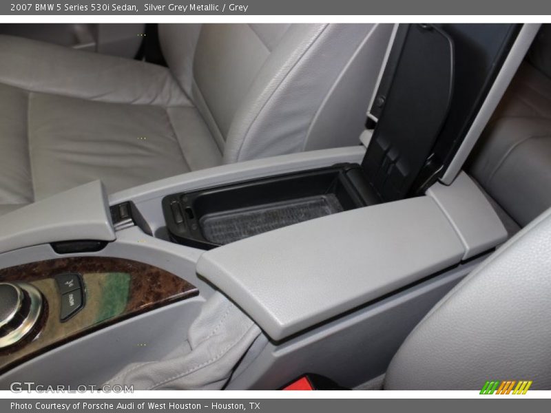Silver Grey Metallic / Grey 2007 BMW 5 Series 530i Sedan
