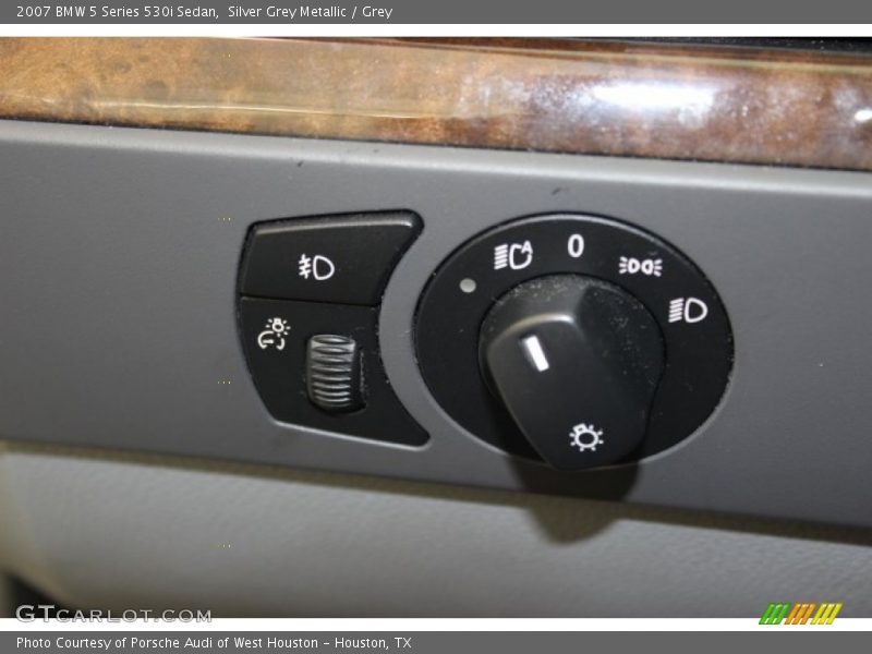 Silver Grey Metallic / Grey 2007 BMW 5 Series 530i Sedan