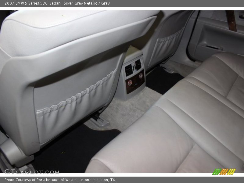 Silver Grey Metallic / Grey 2007 BMW 5 Series 530i Sedan