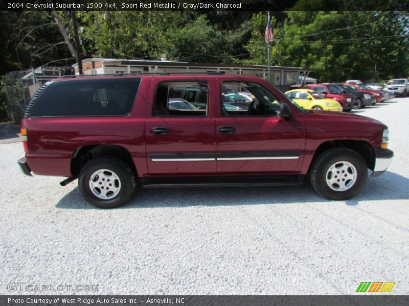 Sport Red Metallic / Gray/Dark Charcoal 2004 Chevrolet Suburban 1500 4x4