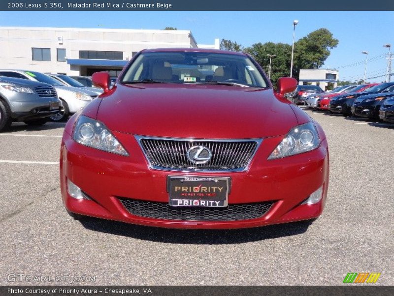 Matador Red Mica / Cashmere Beige 2006 Lexus IS 350