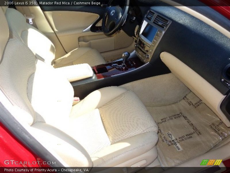 Matador Red Mica / Cashmere Beige 2006 Lexus IS 350