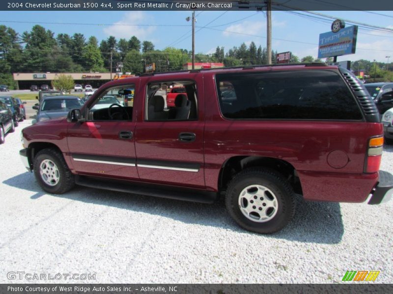 Sport Red Metallic / Gray/Dark Charcoal 2004 Chevrolet Suburban 1500 4x4