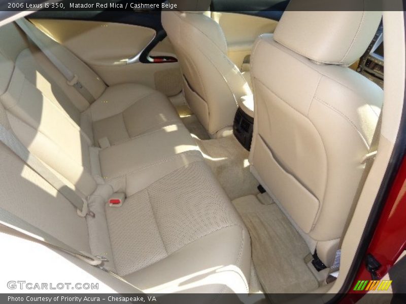 Matador Red Mica / Cashmere Beige 2006 Lexus IS 350
