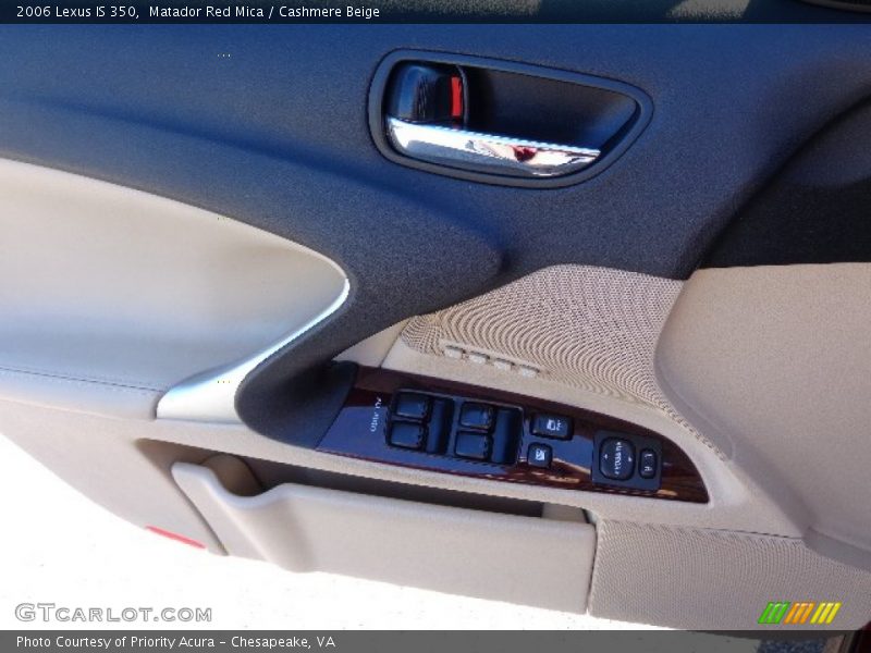 Matador Red Mica / Cashmere Beige 2006 Lexus IS 350