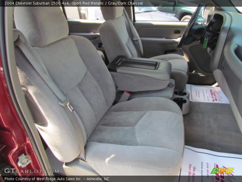 Sport Red Metallic / Gray/Dark Charcoal 2004 Chevrolet Suburban 1500 4x4