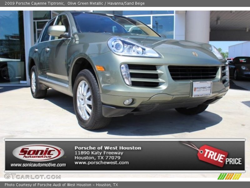 Olive Green Metallic / Havanna/Sand Beige 2009 Porsche Cayenne Tiptronic