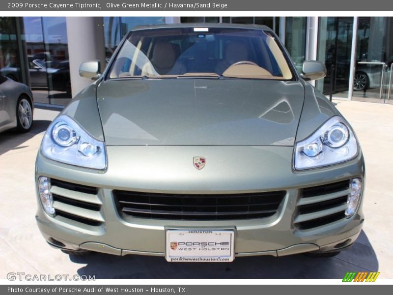 Olive Green Metallic / Havanna/Sand Beige 2009 Porsche Cayenne Tiptronic