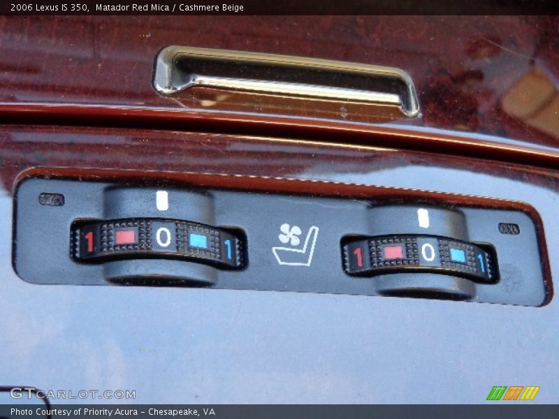 Matador Red Mica / Cashmere Beige 2006 Lexus IS 350