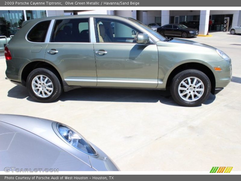 Olive Green Metallic / Havanna/Sand Beige 2009 Porsche Cayenne Tiptronic