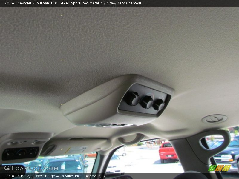 Sport Red Metallic / Gray/Dark Charcoal 2004 Chevrolet Suburban 1500 4x4