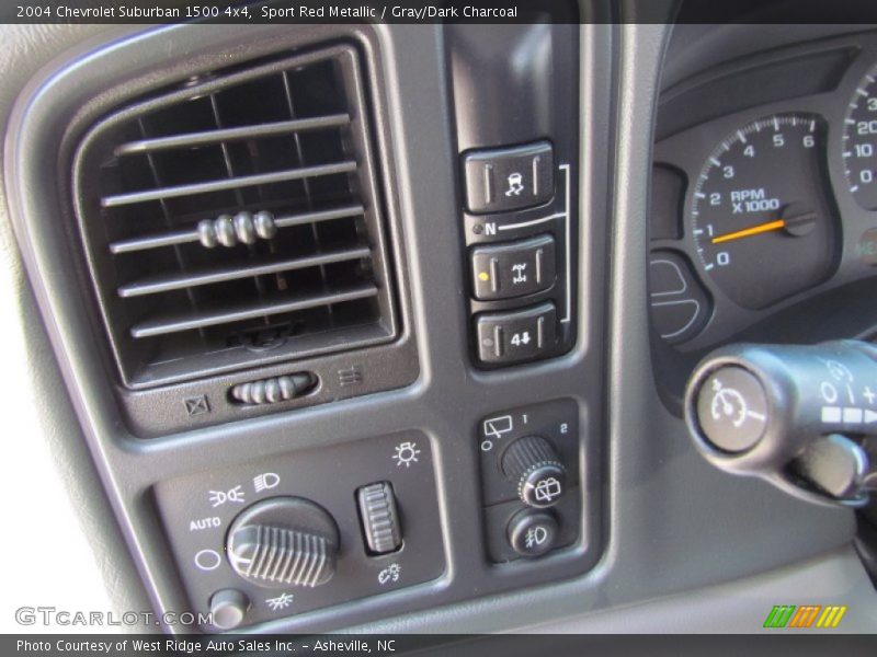 Sport Red Metallic / Gray/Dark Charcoal 2004 Chevrolet Suburban 1500 4x4